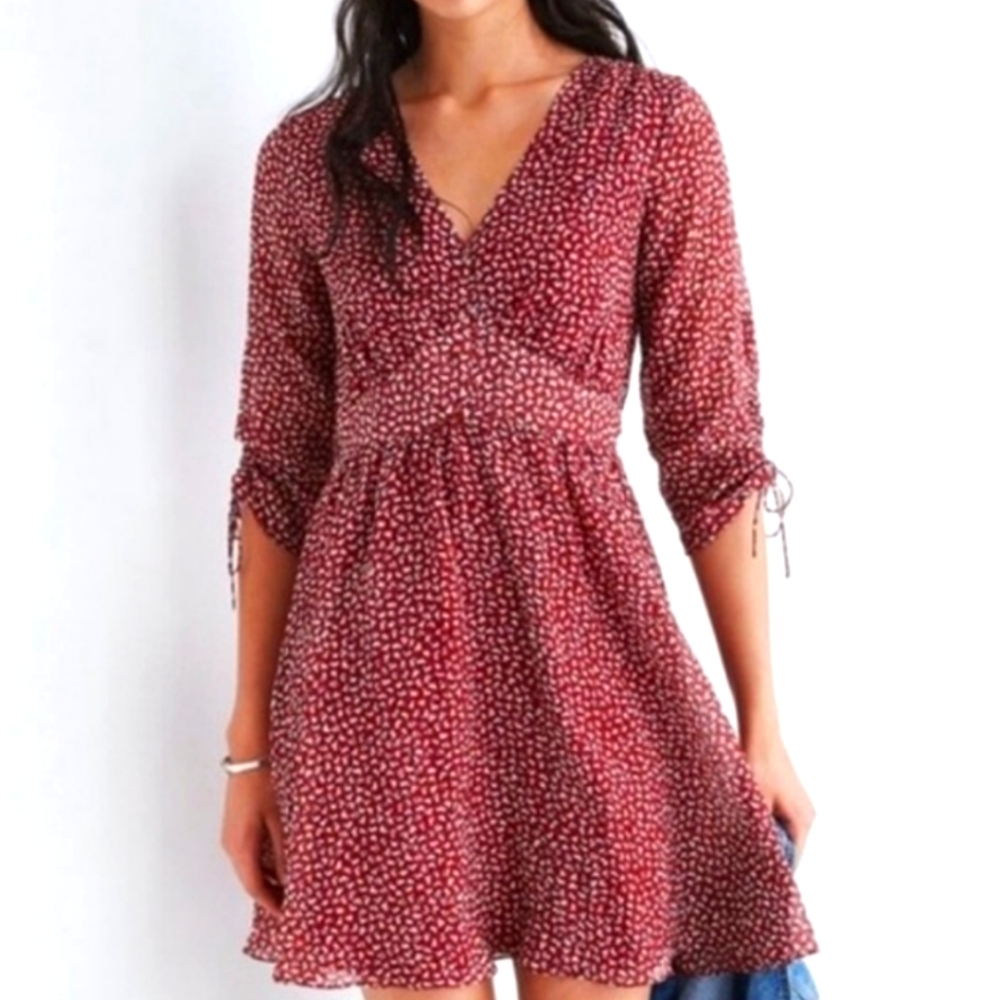 Madewell floral mini dress
